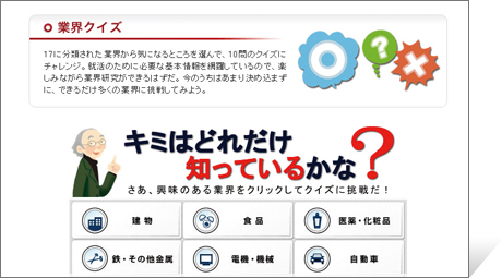 業界クイズ